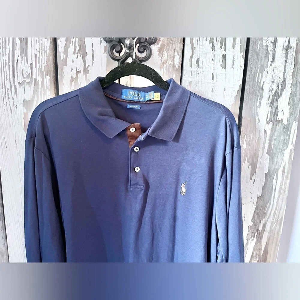 Navy Ralph Lauren polo XL long sleeve classic fit